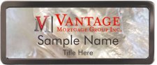 (image for) Vantage Mortgage Group Inc. Black Chrome Mother of Pearl badge