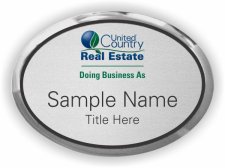 (image for) (New Logo) United Country Real Estate Oval Executive Silver badge
