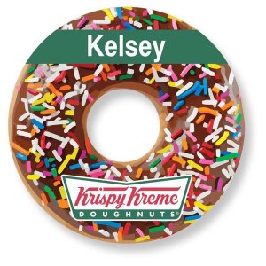 (image for) Krispy Kreme Doughnuts Shaped Other badge