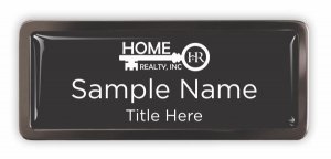 (image for) Home Realty, INC Black Chrome badge