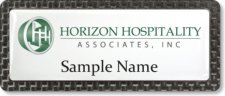 (image for) Horizon Hospitality Carbon Frame Anodized Insert badge