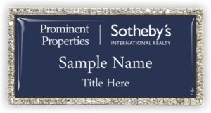 (image for) Sotheby\'s International Realty - Proiminent Properties Bling Silver Other badge