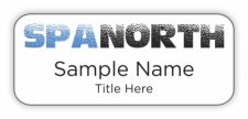 (image for) SpaNorth Standard White badge