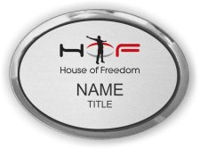 (image for) House of Freedom Oval Executive Silver badge