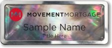 (image for) Movement Mortgage Mother of Pearl Polished badge