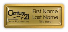 (image for) Century 21 (New DBA) Prestige Gold Anodized badge