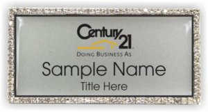 (image for) Century 21 (New DBA) Bling Silver badge