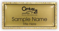 (image for) Century 21 (New DBA) Bling Gold badge