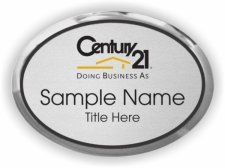 (image for) Century 21 (New DBA) Oval Executive Silver badge