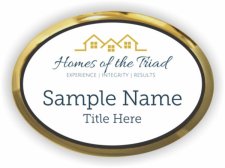 (image for) Homes of the Triad, LLC Oval Executive Gold Other badge