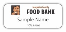 (image for) Josephine County Food Bank Standard White badge