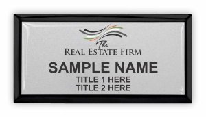 (image for) The Real Estate Firm Black Executive Badge