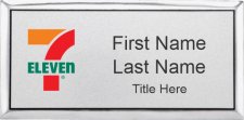 (image for) 7-Eleven Executive Silver Name Badge