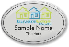 (image for) Buyer's Edge Realty Oval Prestige Pebbled badge