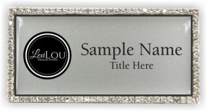 (image for) Lexi Lou Special Events Bling Silver badge