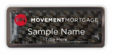 (image for) Movement Mortgage Black Chrome Carbon badge