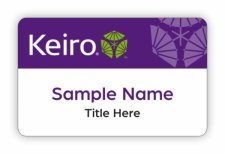 (image for) Keiro Shaped White badge