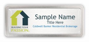 (image for) Coldwell Banker Residential Brokerage Prestige Satin Anodized badge