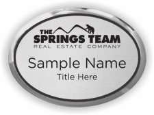 (image for) The Springs Team Real Estate Company Oval Executive Silver badge