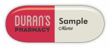 (image for) Duran’s Central Pharmacy Shaped Other badge