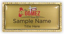 (image for) The Gomez Team Bling Gold badge