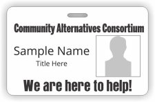 (image for) Community Alternatives Photo ID Horizontal badge
