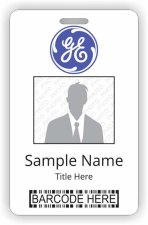 (image for) GE Energy Barcode ID Vertical badge