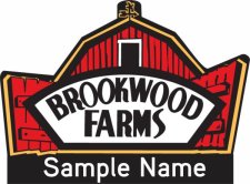 (image for) BROOKWOOD FARMS Shaped Other badge