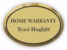 (image for) Home Warranty Oval Executive Gold badge