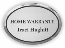 (image for) Home Warranty Oval Executive Silver badge