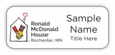 (image for) Ronald McDonald House of Rochester, MN Standard White badge