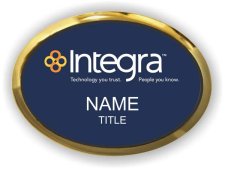 (image for) Integra Oval Executive Gold Other badge