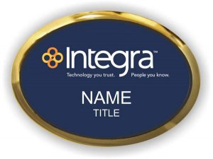 (image for) Integra Oval Executive Gold Other badge