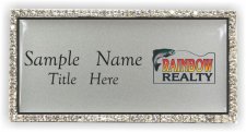 (image for) Rainbow Realty Bling Silver badge