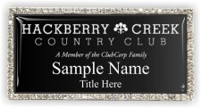 (image for) Hackberry Creek Country Club Bling Silver Other badge