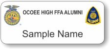 (image for) OCOEE HIGH FFA ALUMNI Standard White badge