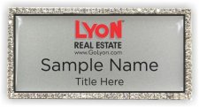 (image for) Lyon Real Estate Bling Silver badge