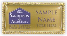 (image for) Sanderson & Associates Real Estate Bling Gold badge