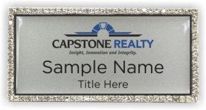 (image for) Capstone Realty Bling Silver badge