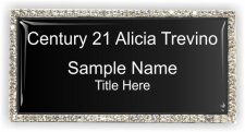 (image for) Century 21 Alicia Trevino Bling Silver badge