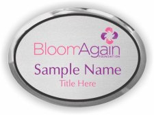 (image for) Bloom Again Foundation Oval Executive Silver badge