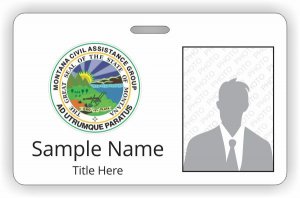 (image for) Montana Civil Assistance Group Photo ID Horizontal badge