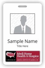 (image for) Medi Home Health & Hospice Photo ID Vertical badge