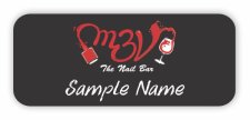 (image for) M3V The Nail Bar Chalkboard badge