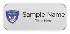 (image for) U.S. Security Associates Standard Silver badge