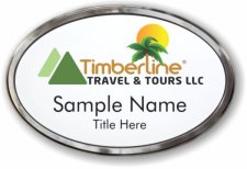 (image for) Timberline Travel & Tours Oval Prestige Polished badge