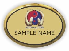 (image for) American Health Acupuncture Oval Executive Gold badge