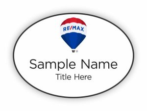 (image for) Remax Balloon Logo - 2017 Oval White badge