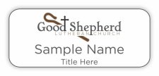 (image for) Good Shepherd Lutheran Church Standard White badge
