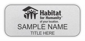 (image for) Habitat for Humanity Standard Silver badge